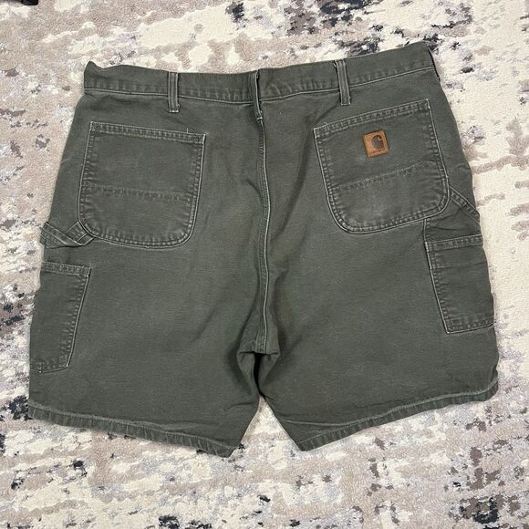 Lot of 2 Men's Carhartt B25 MOS DES Shorts 42x8 Canvas Duck Carpenter Cargo - Picture 4 of 15